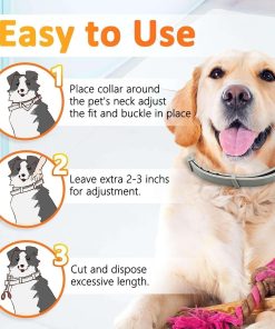 Flea Collars for Dogs, Dog Flea & Tick Control Flea Collar 8 Months Protection, Waterproof Dog Flea Collar, Flea Prevention for Dogs with Comb - 5