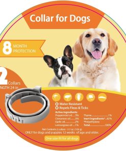 Flea Collars for Dogs, Dog Flea & Tick Control Flea Collar 8 Months Protection, Waterproof Dog Flea Collar, Flea Prevention for Dogs with Comb - 7