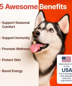 Flea and Tick Prevention for Dogs Chewable – Natural Flea Pills for Dogs, All Breeds & Ages, Chicken Flavor – Dog Flea and Tick Treatment Chewable Supplement – 2 Pack, 340 Count, Made in USA - 2