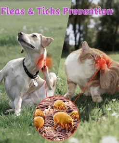 VUN Dog Flea and Tick Treatment Chewable,Natural Oral Flea Treatment for Cats,Relieve Itching& Biting,Flea Tick Prevention for Dogs Chews Supplement for Skin&Coat,All Breeds Sizes,100 Counts - 2