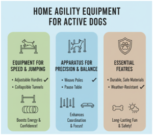 Agility Equipment for Active Dogs, Recommended Agility Equipment for Active Dogs at Home