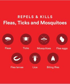 Advecta Ultra Flea and Tick Prevention for Dogs - Large Dog Flea and Tick Treatment & Control - Mosquito Repellent - Fast Acting Waterproof Topical Drops, 4 Month Supply - 5