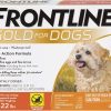 FRONTLINE Gold Flea & Tick Treatment for Small Dogs Up to 5 to 22 lbs., Pack of 3 - 1