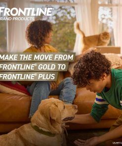 FRONTLINE Gold Flea & Tick Treatment for Small Dogs Up to 5 to 22 lbs., Pack of 3 - 3