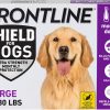 FRONTLINE Shield Flea & Tick Treatment for Large Dogs 41-80 lbs. Count of 3 - 1