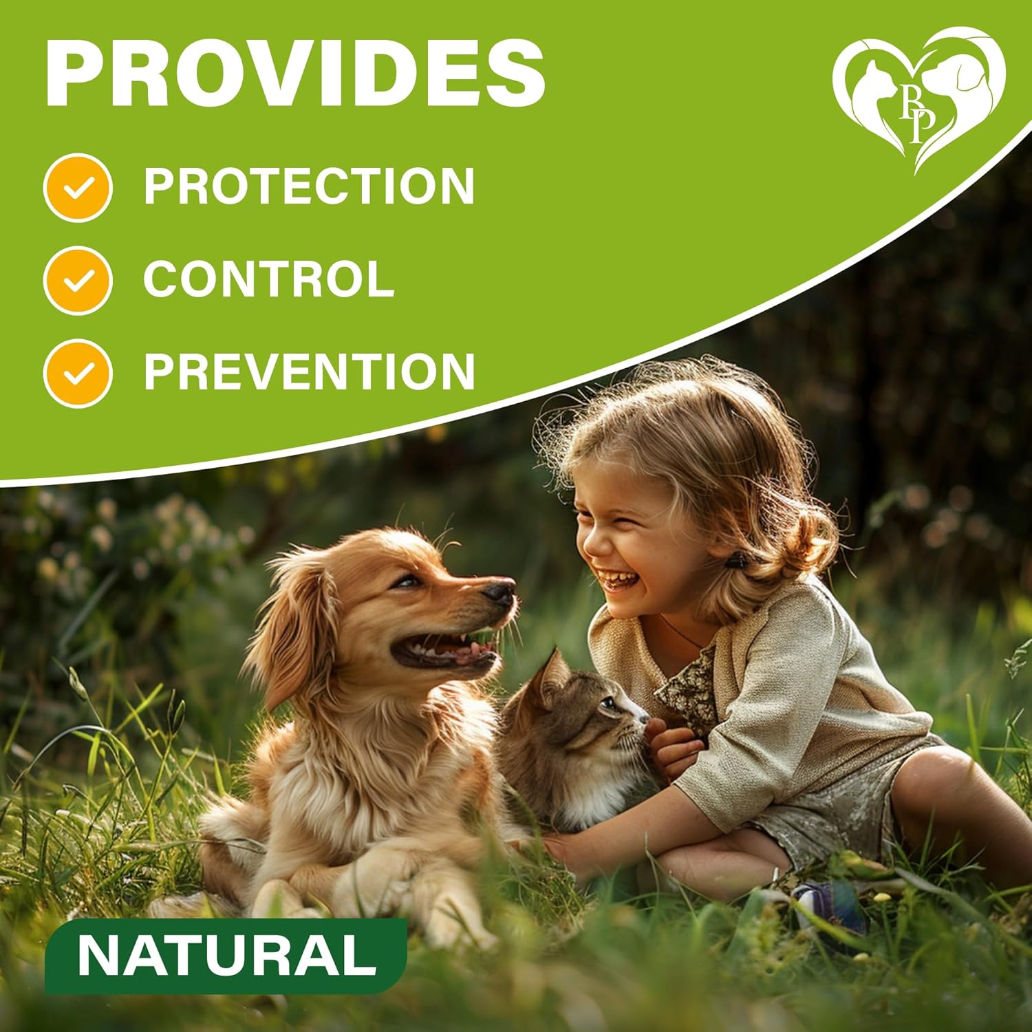 Flea and Tick Prevention for Small Dogs & Cats, Rabbits - Natural Flea Treatment & Pest Control - Topical Flea & Mosquito Repellent for Puppy and Kitten - All Pets - 5
