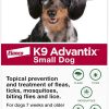 K9 Advantix Flea, Tick & Mosquito Prevention for Dogs 4-10 lbs. - Flea Drops for Small Dogs - Apply Monthly - 2 Treatments - 1