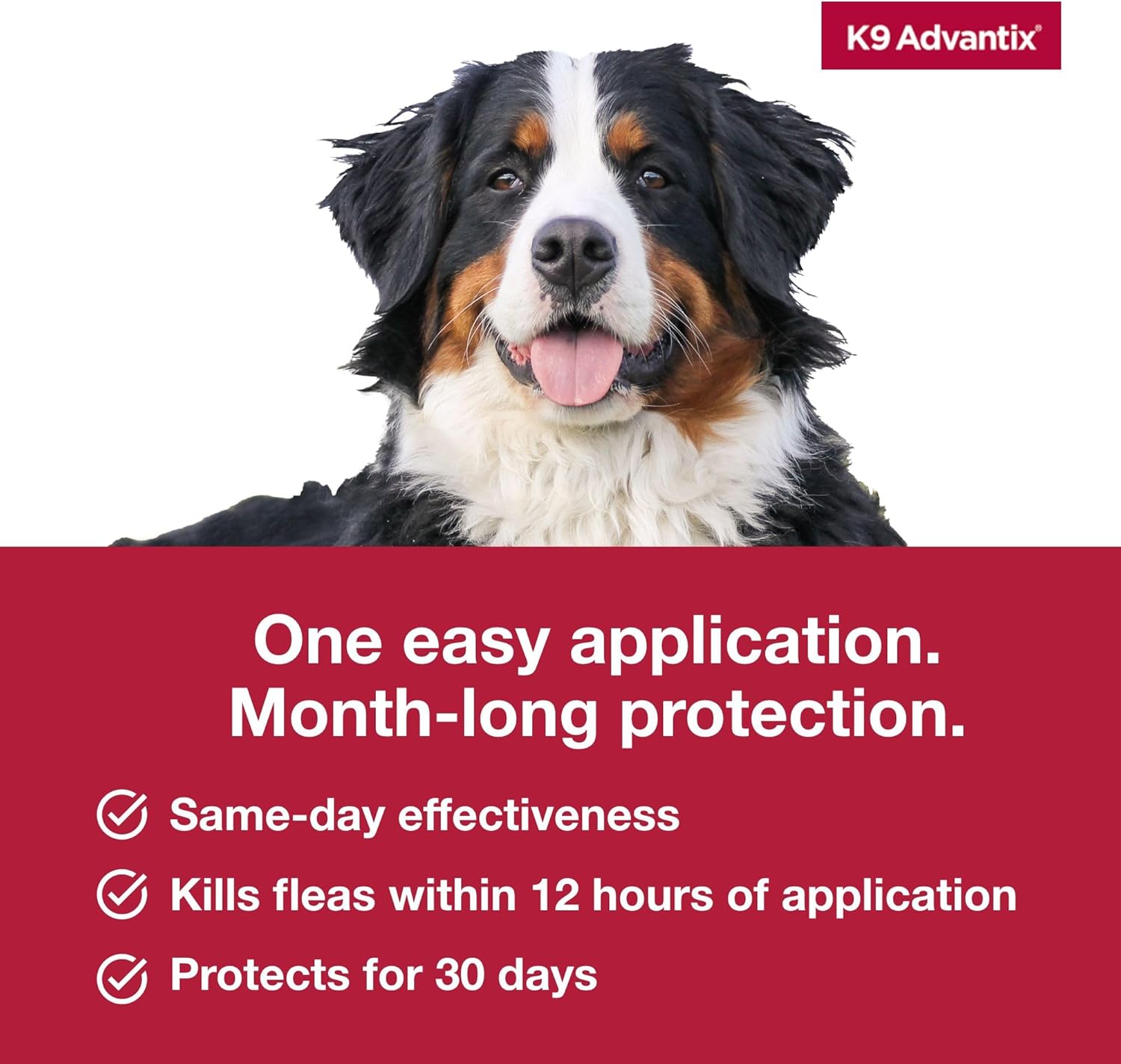 K9 Advantix Flea, Tick & Mosquito Prevention for Dogs Over 55 lbs. - Flea Drops for Extra Large Dogs - Apply Monthly - 2 Treatments - 7