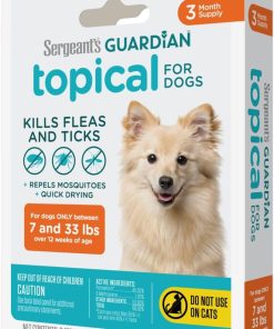 Sergeant's Guardian Flea & Tick Squeeze On for Dogs 7-33 lbs., 3 Count - 1