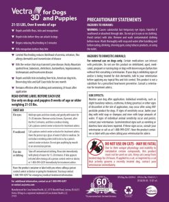 Vectra 3D for Dogs Flea, Tick & Mosquito Treatment & Prevention for Medium Dogs (21 – 55 lbs) , 6 month supply - 2