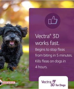 Vectra 3D for Dogs Flea, Tick & Mosquito Treatment & Prevention for Medium Dogs (21 – 55 lbs) , 6 month supply - 4
