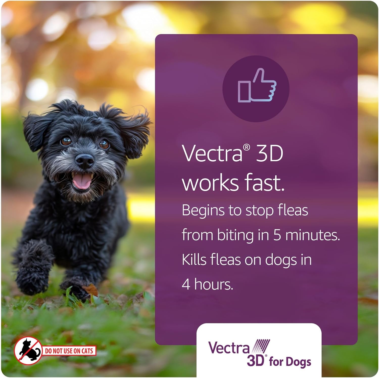 Vectra 3D for Dogs Flea, Tick & Mosquito Treatment & Prevention for Medium Dogs (21 – 55 lbs) , 6 month supply - 4