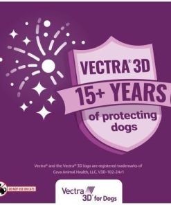 Vectra 3D for Dogs Flea, Tick & Mosquito Treatment & Prevention for Medium Dogs (21 – 55 lbs) , 6 month supply - 7