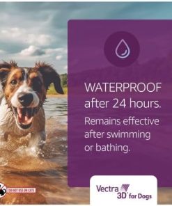 Vectra 3D for Dogs Flea, Tick & Mosquito Treatment & Prevention for Medium Dogs (21 – 55 lbs) , 6 month supply - 8