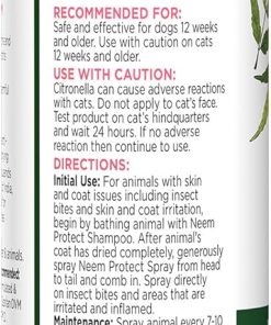 ARK NATURALS Neem Protect Spray, Relieves Itching and Irritation on Cats and Dogs, 8oz Spray Bottle,Whites & Tans - 2