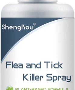 Flea and Tick Spray for Pets and Home - Plant-Based Essential Oil Formula - Natural and Effective Treatment for Ticks, Fleas and Insects - Indoor and Outdoor Use - Charity Donation Included - 2