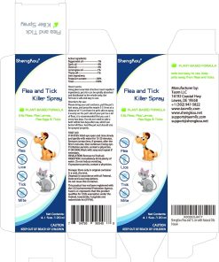 Flea and Tick Spray for Pets and Home - Plant-Based Essential Oil Formula - Natural and Effective Treatment for Ticks, Fleas and Insects - Indoor and Outdoor Use - Charity Donation Included - 9