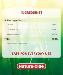 Nature-Cide Flea & Tick. All Natural Tick and Flea Spray for House and Pets to Keep Your Home Safe. Kills on Contact. No Strong Odor. 8 oz - 2