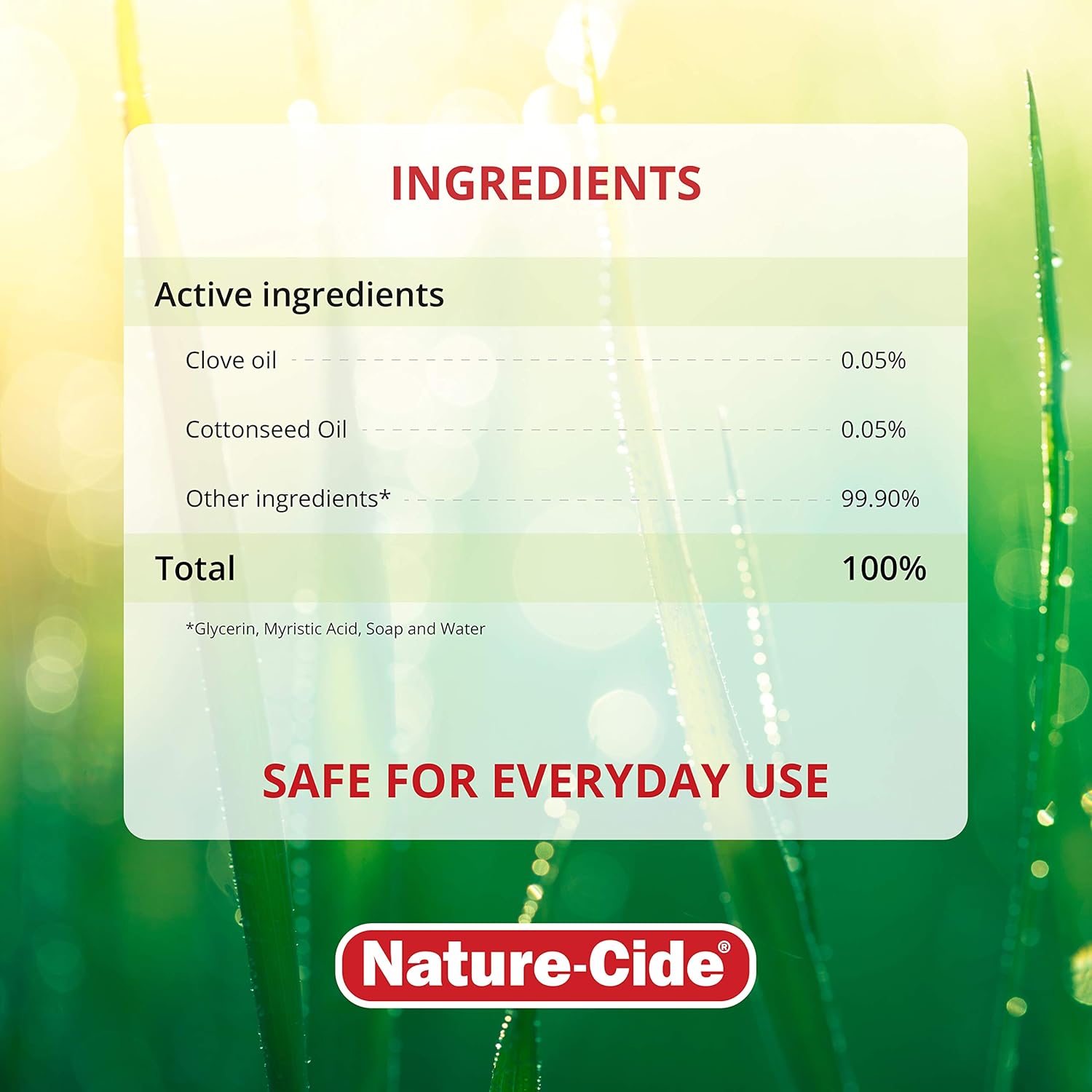 Nature-Cide Flea & Tick. All Natural Tick and Flea Spray for House and Pets to Keep Your Home Safe. Kills on Contact. No Strong Odor. 8 oz - 2