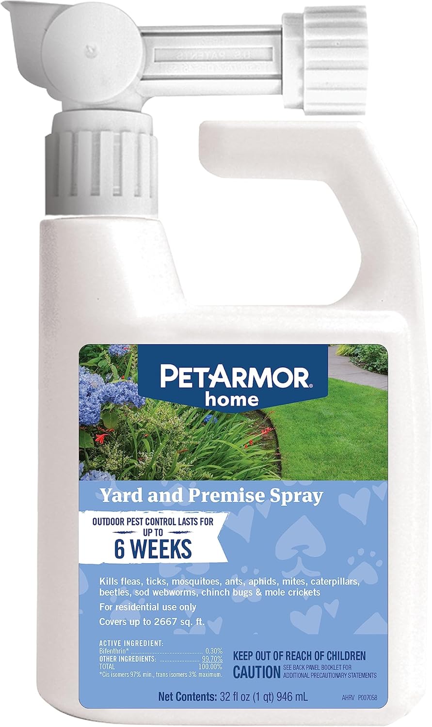 PetArmor Home Yard Spray for Dogs, Kills and Protects Against Fleas, Ticks, Mosquitoes, Ants, and Other Bugs, 32oz - 1