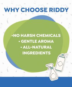 Riddy Flea & Tick Natural Spray for Pets with Essential Oils Safe Non-Hazardous Indoor and Outdoor Control, 8 oz, 1 Pack - 5