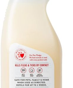 Skout's Honor Flea and Tick Dog & Home Spray - Natural Peppermint & Cedarwood Formula, Helps to Protect from Fleas, Ticks, and Mosquitos, 28 oz - 2