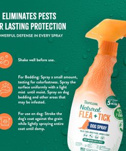 TropiClean Natural Maximum Strength Flea and Tick Spray for Dogs, 16oz - 7