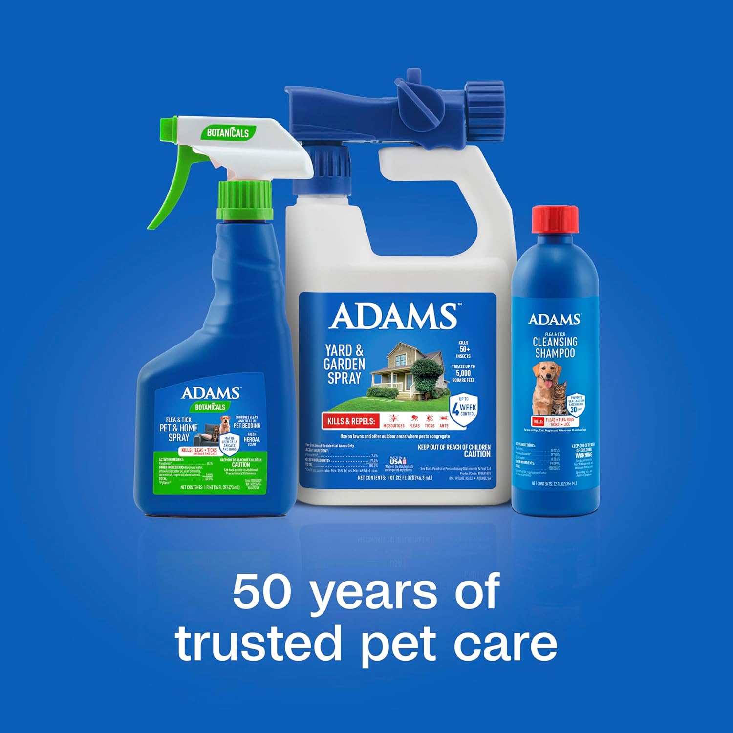 ADAMS Plus Flea & Tick Foaming Shampoo & Wash for Dogs & Puppies, Flea Shampoo to Treat Flea Infestations, Kills Ticks, Fleas, Flea Eggs & Lice, Cleans and Conditions Coat, 10 Ounces - Image 5
