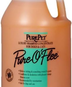 PUREPET Pure O'Flee Dog and Cat Conditioning Shampoo Concentrate Dilutes 10 to 1 (1 Gallon) - 1