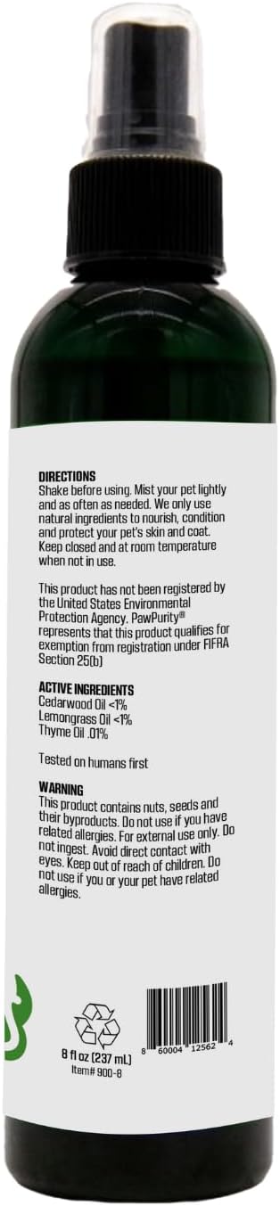 PawPurity Flea/Tick Shampoo and Spray Kit for Dogs & Cats, 100% Natural, Organic, Protects & Conditions, Herbal Citrus Scent (Shampoo 16 oz + Spray 8 oz) - Image 6