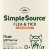 SimpleSource® Flea & Tick Shampoo for Dogs, Powered by Plants, Kills Fleas, Flea Eggs, Flea Larvae, & Ticks, & Mosquitos, Cleans & Deodorizes, 12oz Bottle - 1
