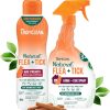 TropiClean Natural Flea & Tick Max Strength Shampoo & Bedding Spray Bundle, Dog Shampoo, Flea & Tick Treatment Protects & Repels - Made in USA - 1