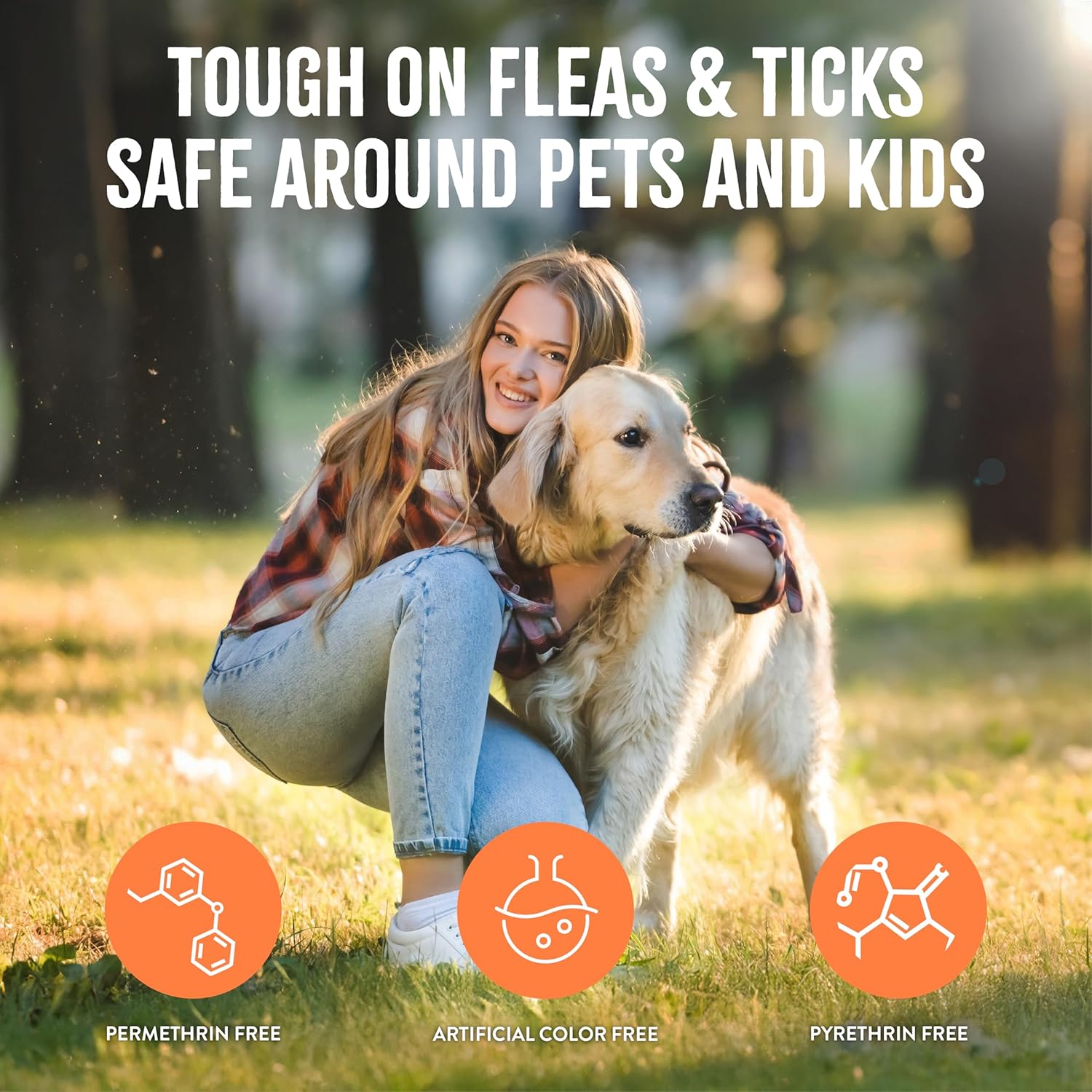 TropiClean Natural Flea & Tick Max Strength Shampoo & Bedding Spray Bundle, Dog Shampoo, Flea & Tick Treatment Protects & Repels - Made in USA - Image 4