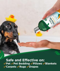 Alternative view of Vet's Best Natural Flea & Tick Dog Shampoo – Plant-Based Formula with Cotton Spice Scent – Natural Dog Shampoo with Essential Oils for Flea and Tick Support – Made in USA – 12 oz Bottle
