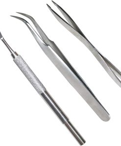 3 Pack Tick Remover Tool Set Stainless Steel Tick Remover Kit for Cats and Dogs - 1