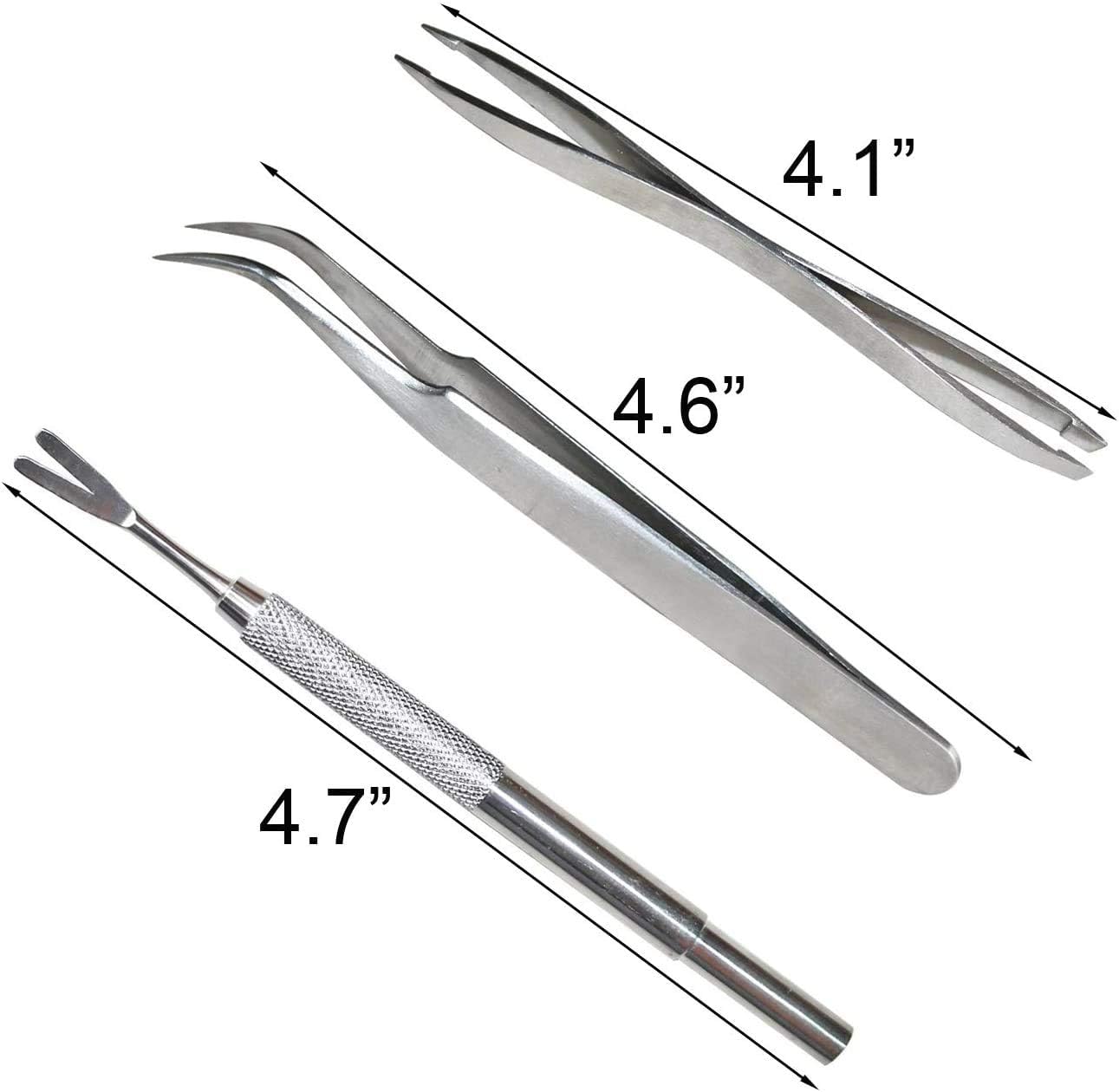 3 Pack Tick Remover Tool Set Stainless Steel Tick Remover Kit for Cats and Dogs - Image 4
