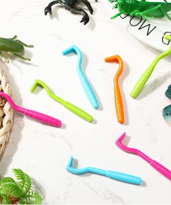 Alternative view of 48 Pack Tick Removal Tool Tick Remover for Dogs, Cats and Humans Plastic Tick Puller Tick Grabber, 3 Sizes (Green, Rose Red, Orange, Blue)