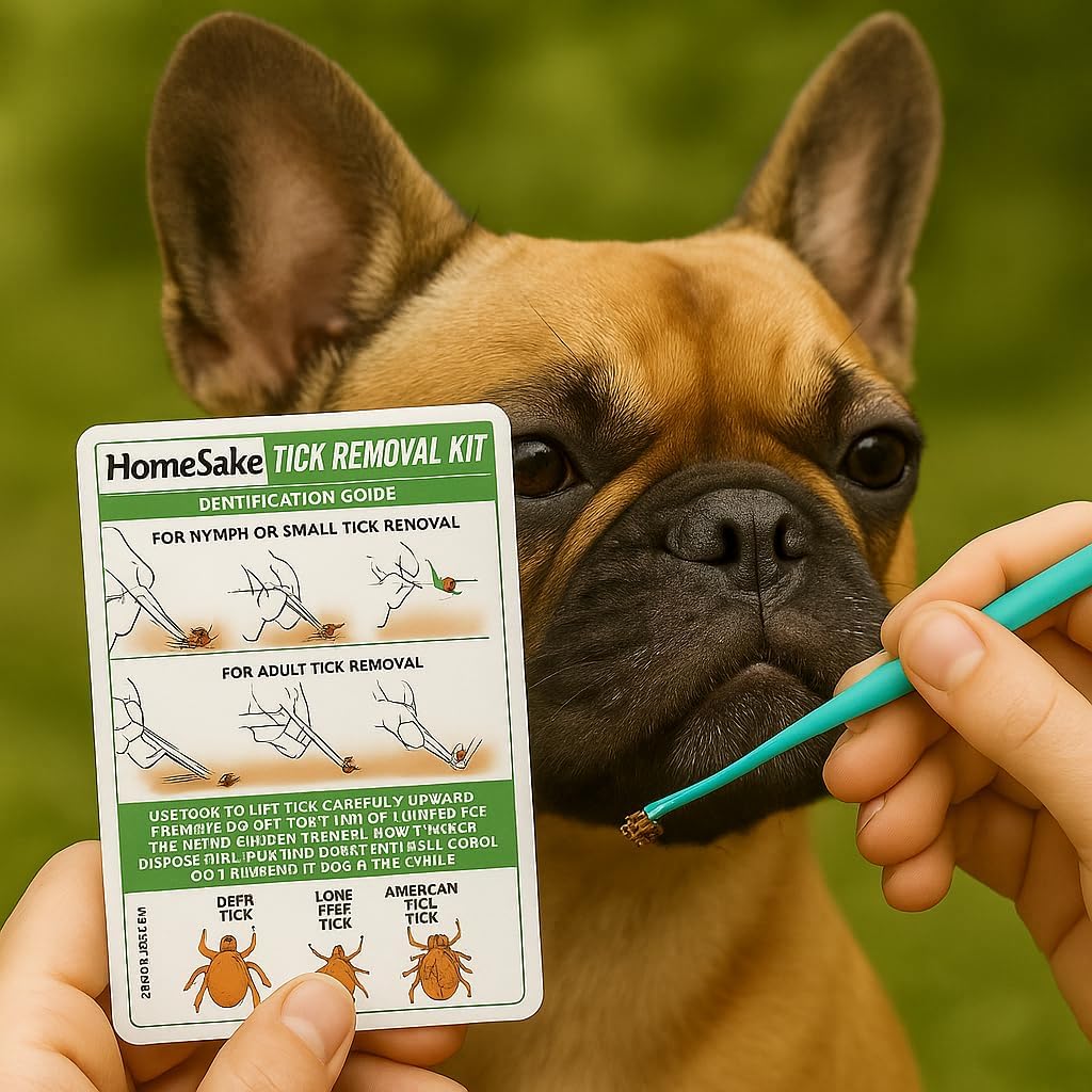 Homesake Tick Remover Tool for Dogs, Cats & Humans | Deer Tick Remover Kit | Stainless Steel Tick Removal Tool with Fine Tip Tweezers | Removes Entire Tick Head & Body | Pouch & ID Card - Image 10
