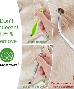 Alternative view of Tick Removal Tool & Twister Kit for Dogs, Cats & Humans, 10-in-1 Stainless Steel Tick Removers & Tick Puller Set - Professional Tick Tweezers Tool for Camping, Hiking & Dog Tick Remover