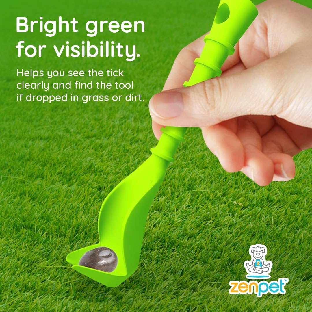 ZenPet Tick Tornado Tick Remover Tool for Dogs, Cats, Horses, Humans (4 Pack) – Safe & Easy Tick Removal, Vet-Approved Grabber Tool for Hiking, Camping, Travel, Lyme Disease & Infection Prevention - Image 7