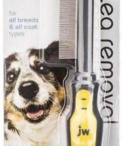 JW Pet Company GripSoft Flea Comb for Dogs