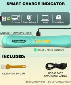 Alternative view of Professional 3-Row Tick & Flea Comb for Dogs & Cats - Stainless Steel Teeth with Negative Ion Anti-Static | Detangling Grooming Tool for Poodles, Shih Tzus & Long Haired Pets (One Size)