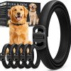 6 Pack Flea and Tick Collar for Dogs, Dog Flea Collar with Natural Essential Oils, Adjustable Size for All Ages & Breeds of Dogs, Black - 1