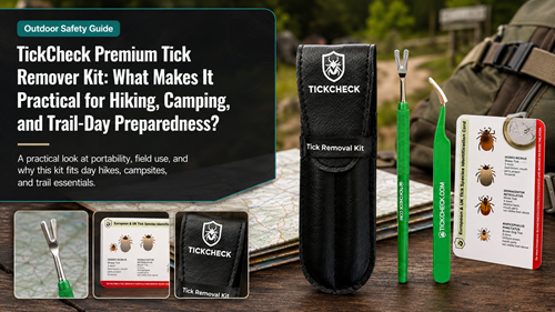 TickCheck Premium Tick Remover Kit hiking and camping preparedness guide