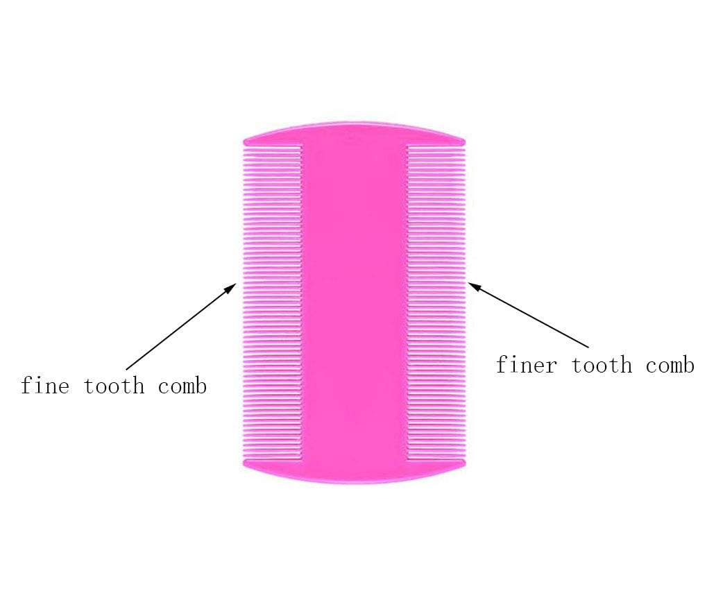 10 PCS Dog Flea Combs Double sided Pet Flea Lice Combs Cat Grooming Fine Tooth Hair Combs - Image 4