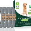 4 Pack Flea Collar for Dogs, 32 Months Flea and Tick Prevention for Dogs - 1