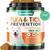 Carmelie Flea and Tick Prevention for Dogs Chewables, 200 Soft Chews - 1