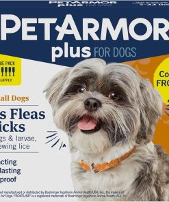 PetArmor Plus Flea and Tick Prevention for Dogs, Small Dog Flea and Tick Treatment, 6 Doses, Waterproof Topical, Fast Acting (5-22 lbs) - 1