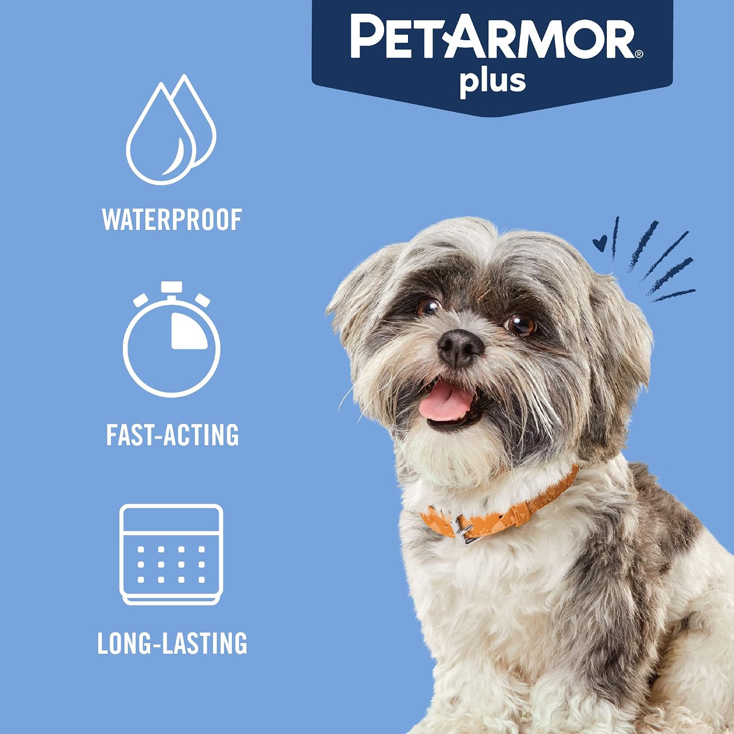 PetArmor Plus Flea and Tick Prevention for Dogs, Small Dog Flea and Tick Treatment, 6 Doses, Waterproof Topical, Fast Acting (5-22 lbs) - Image 6