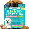 Woyamay Flea and Tick Prevention for Dogs, Soft Chews, Chicken Flavor - 1